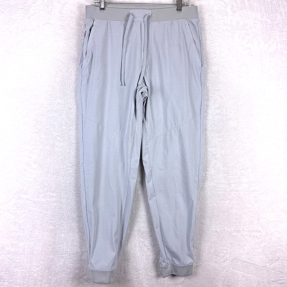 Ten Thousand Other - Ten Thousand Interval Joggers Pants Mens M Gray Nylon Workout Preppy Gym Stretch